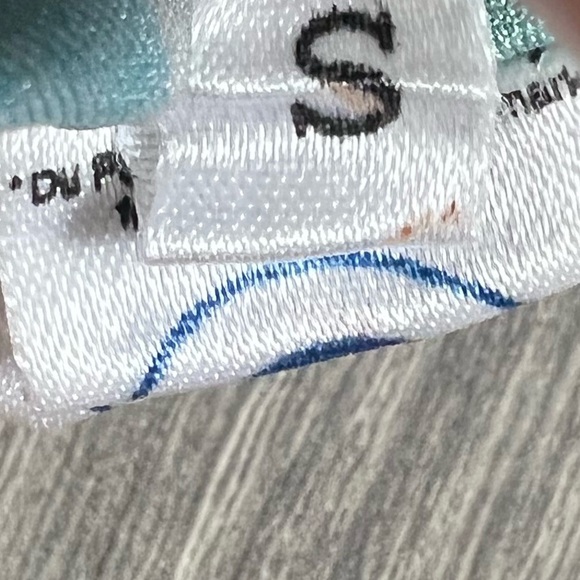 Vintage Lycra by DuPont tropical Shimmery metallic floral print swimsuit Size s - Picture 9 of 10